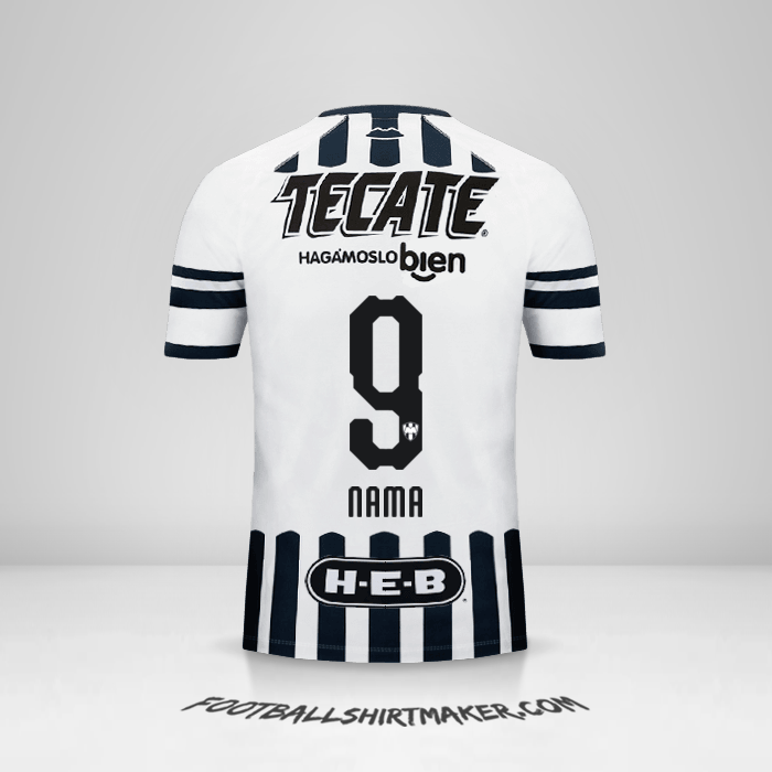 Jersey Monterrey 2018/19 -  nama - 9