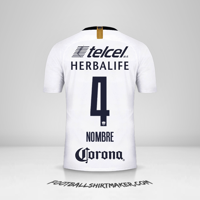 Camiseta Pumas UNAM 2018/19 -  nombre - 4