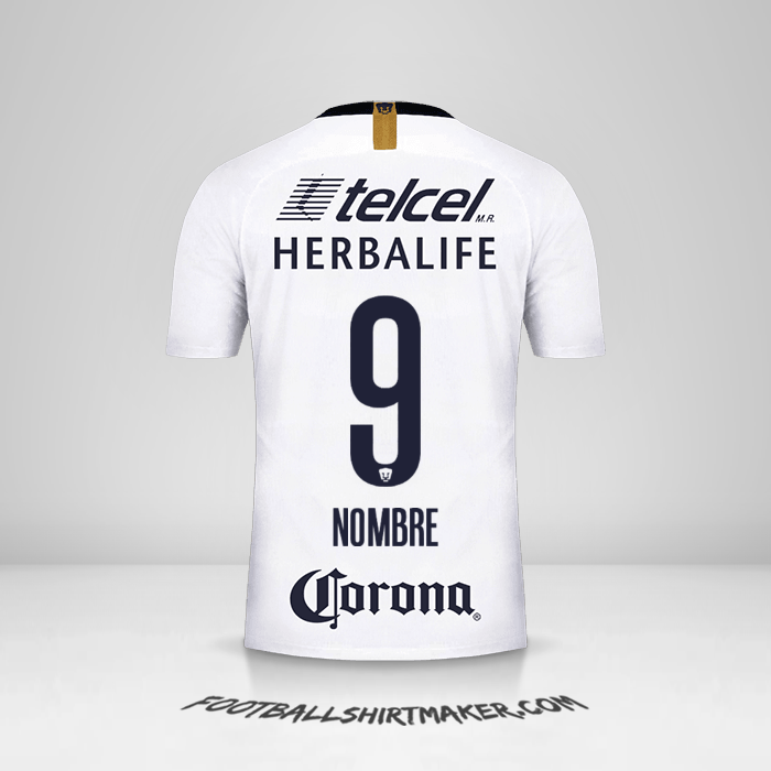Jersey Pumas UNAM 2018/19 -  nombre - 9