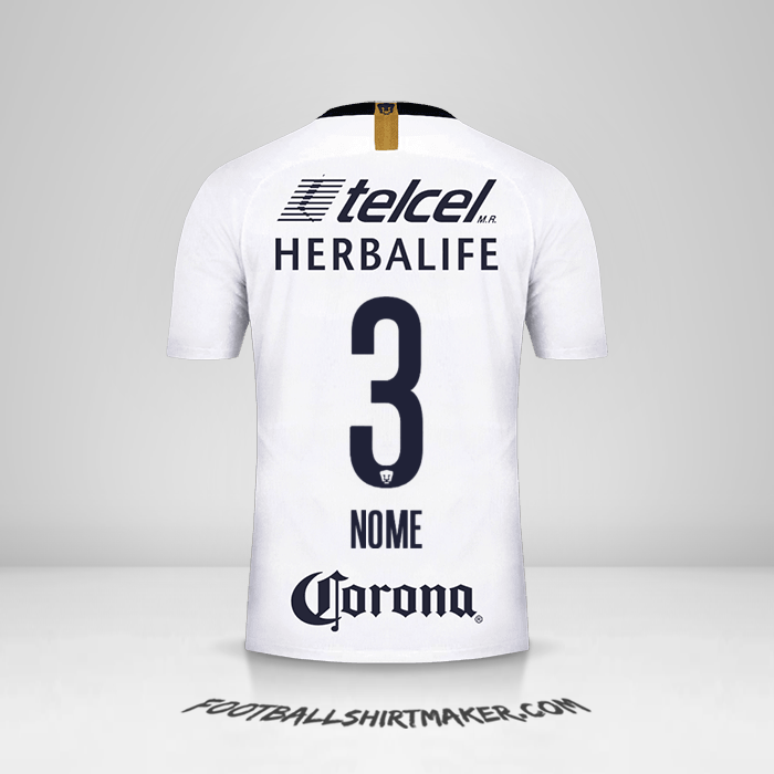 Camisa Pumas UNAM 2018/19 -  nome - 3