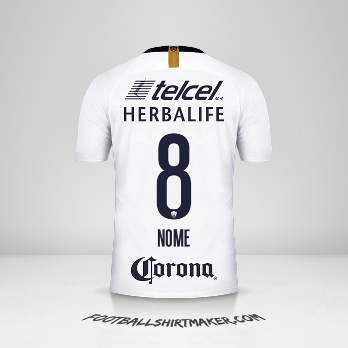 Camisola Pumas UNAM 2018/19 -  nome - 8