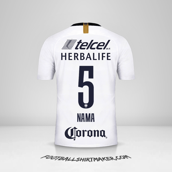Jersey Pumas UNAM 2018/19 -  nama - 5