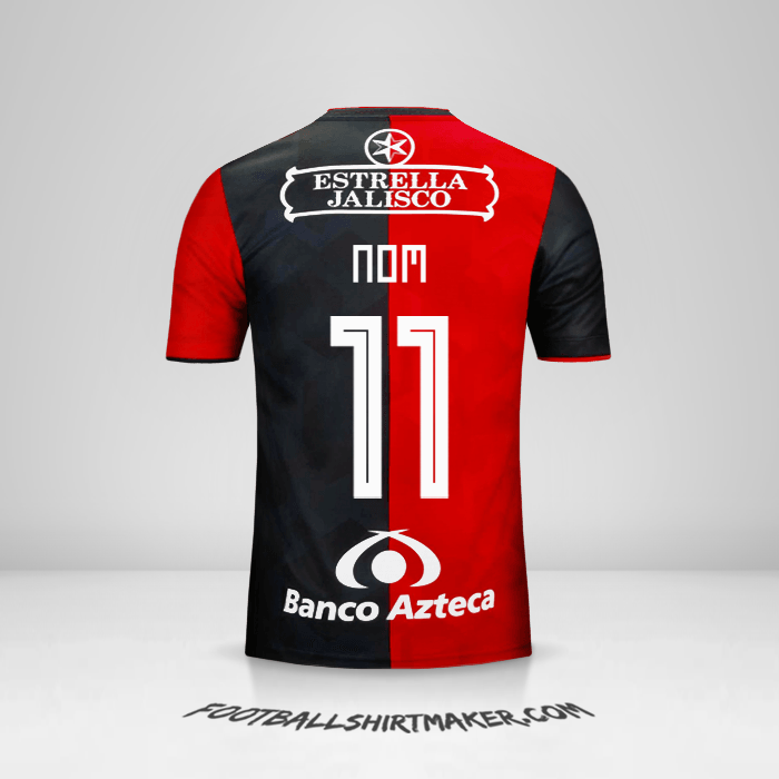 Maillot Atlas 2018/19 -  nom - 11