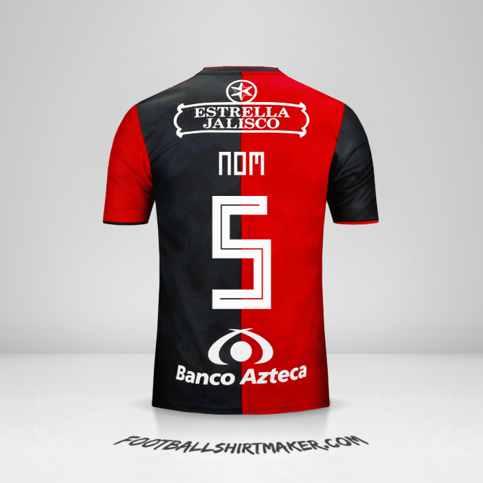 Maillot Atlas 2018/19 -  nom - 5