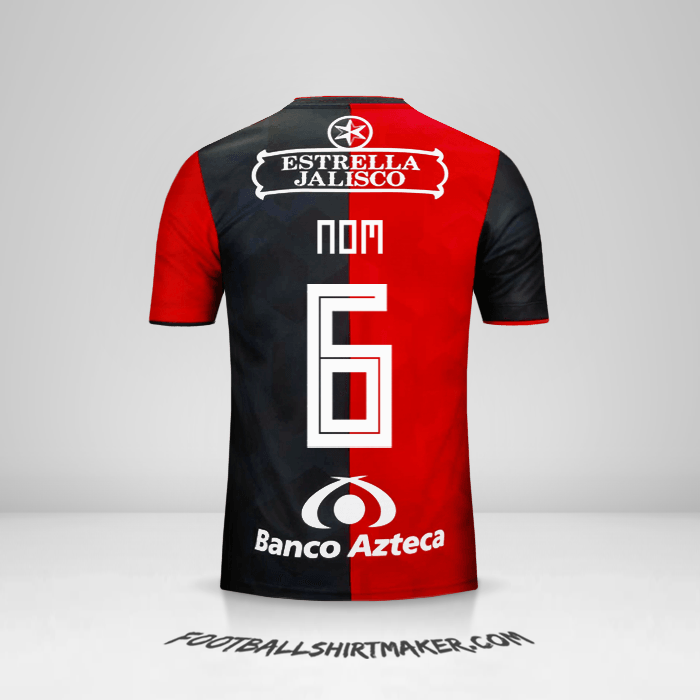Maillot Atlas 2018/19 -  nom - 6