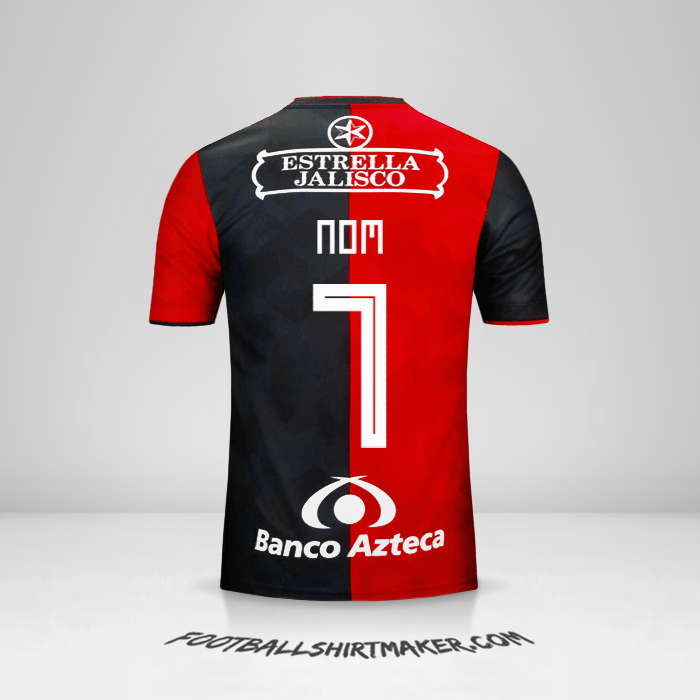 Maillot Atlas 2018/19 -  nom - 7
