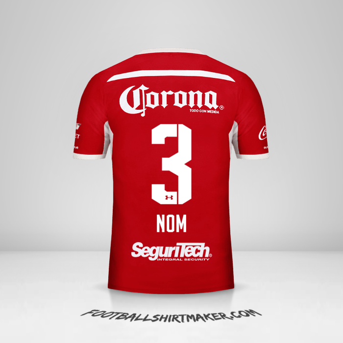 Maillot Toluca FC 2018/19 -  nom - 3