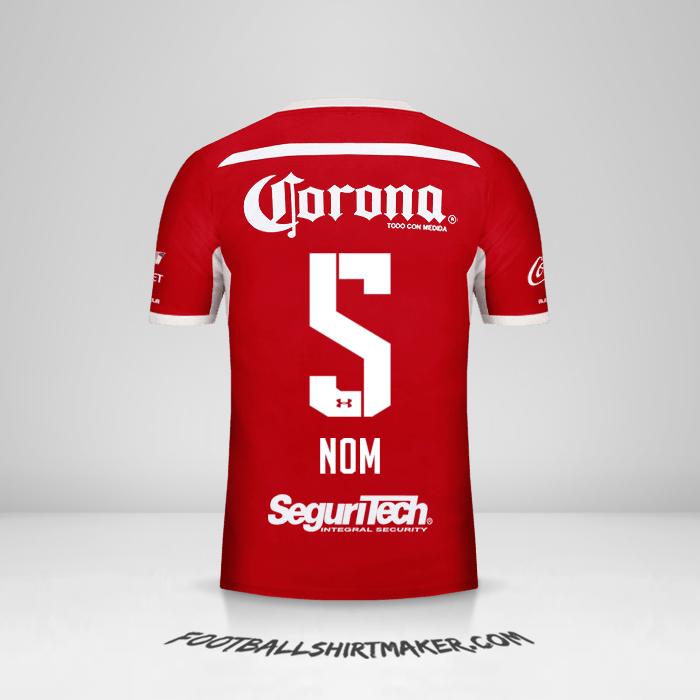Maillot Toluca FC 2018/19 -  nom - 5