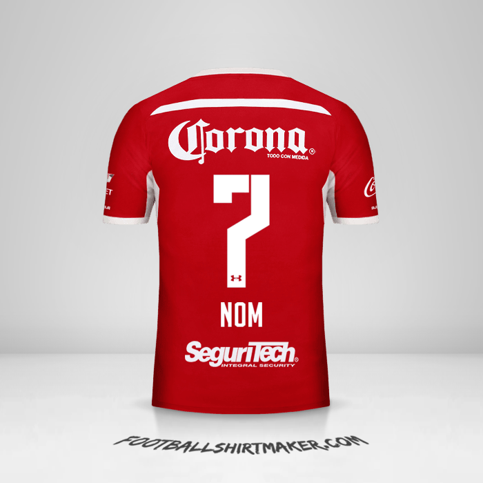 Maillot Toluca FC 2018/19 -  nom - 7