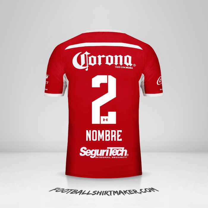 Camiseta Toluca FC 2018/19 -  nombre - 2
