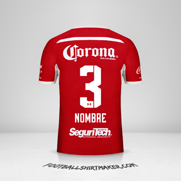 Jersey Toluca FC 2018/19 -  nombre - 3