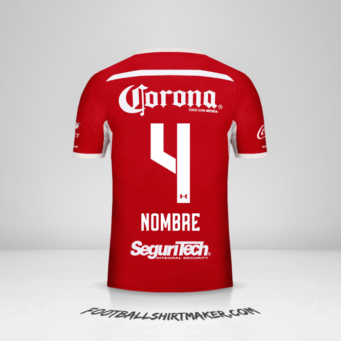 Camiseta Toluca FC 2018/19 -  nombre - 4