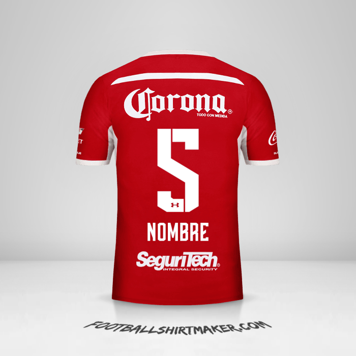Jersey Toluca FC 2018/19 -  nombre - 5