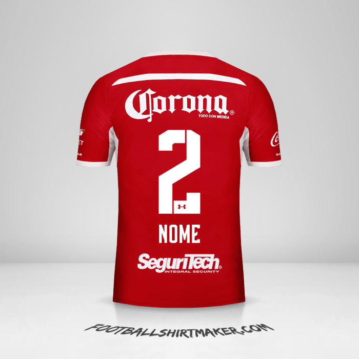 Maglia Toluca FC 2018/19 -  nome - 2