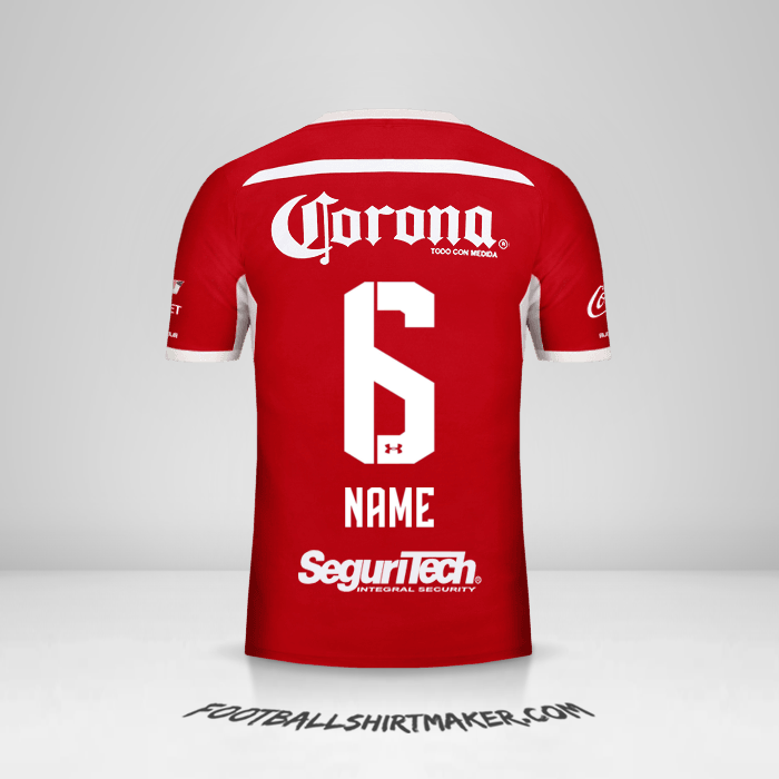 Jersey Toluca FC 2018/19 -  name - 6