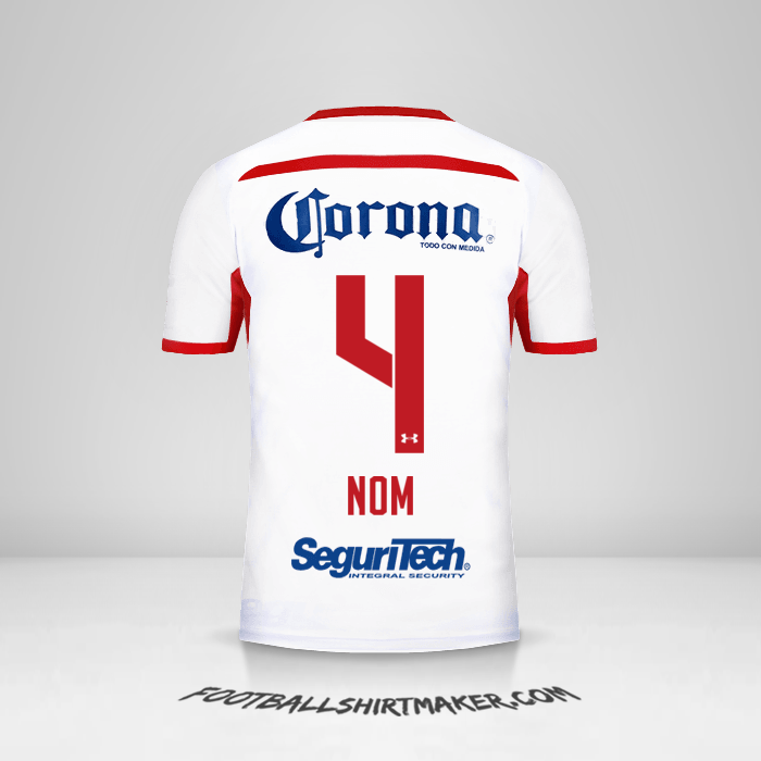 Maillot Toluca FC 2018/19 Extérieur -  nom - 4