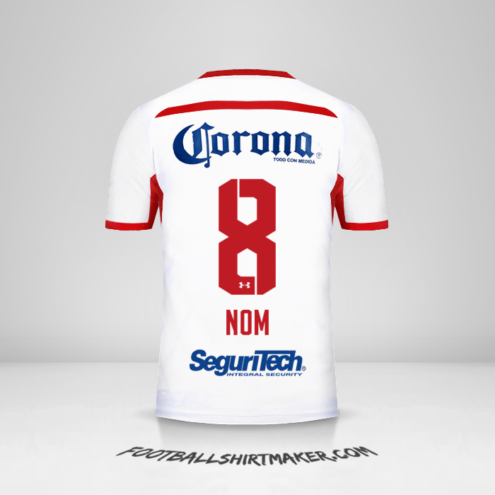 Maillot Toluca FC 2018/19 Extérieur -  nom - 8