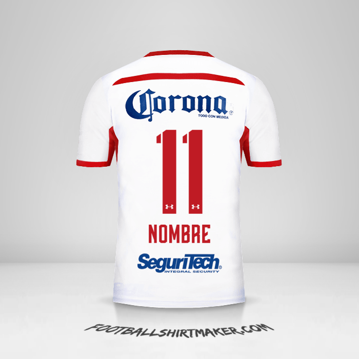 Jersey Toluca FC 2018/19 Visita -  nombre - 11