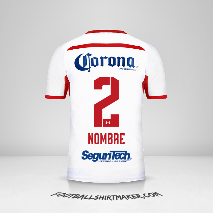 Jersey Toluca FC 2018/19 Visita -  nombre - 2