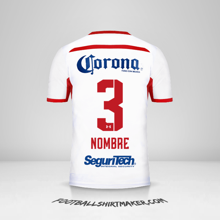 Jersey Toluca FC 2018/19 Visita -  nombre - 3
