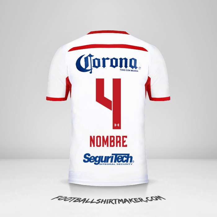 Jersey Toluca FC 2018/19 Visita -  nombre - 4