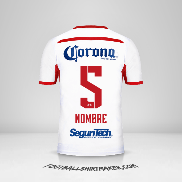 Jersey Toluca FC 2018/19 Visita -  nombre - 5