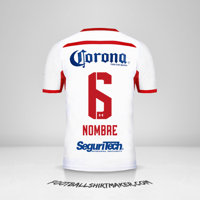 Jersey Toluca FC 2018/19 Visita -  nombre - 6