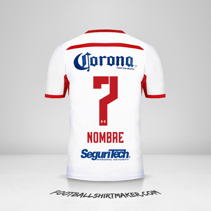 Jersey Toluca FC 2018/19 Visita -  nombre - 7