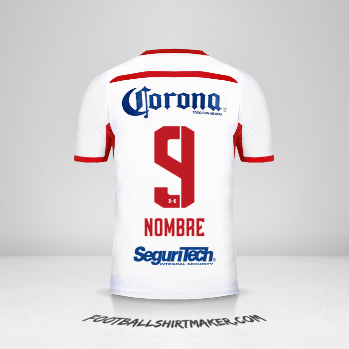 Jersey Toluca FC 2018/19 Visita -  nombre - 9
