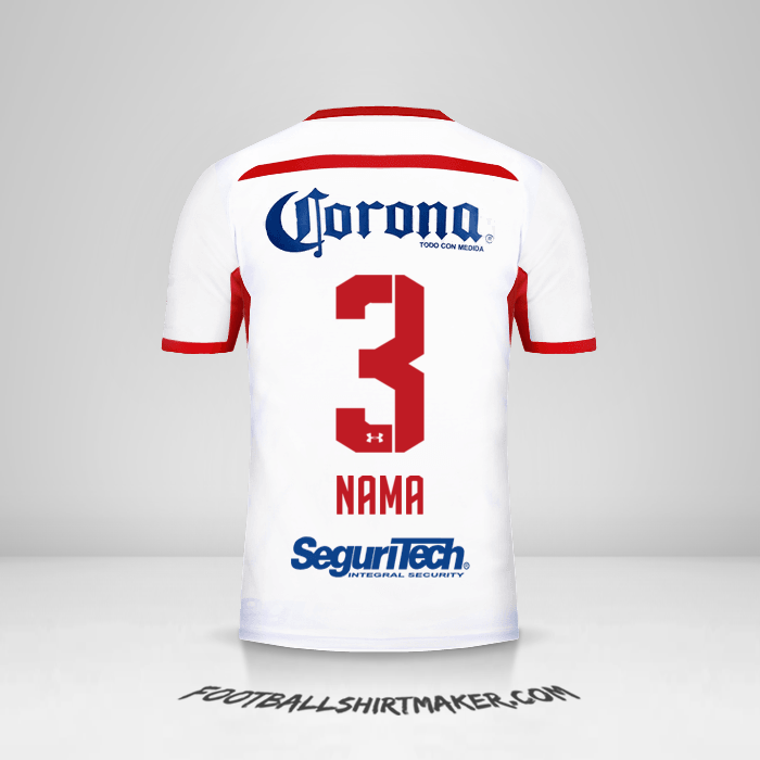 Jersey Toluca FC 2018/19 Alternatif -  nama - 3