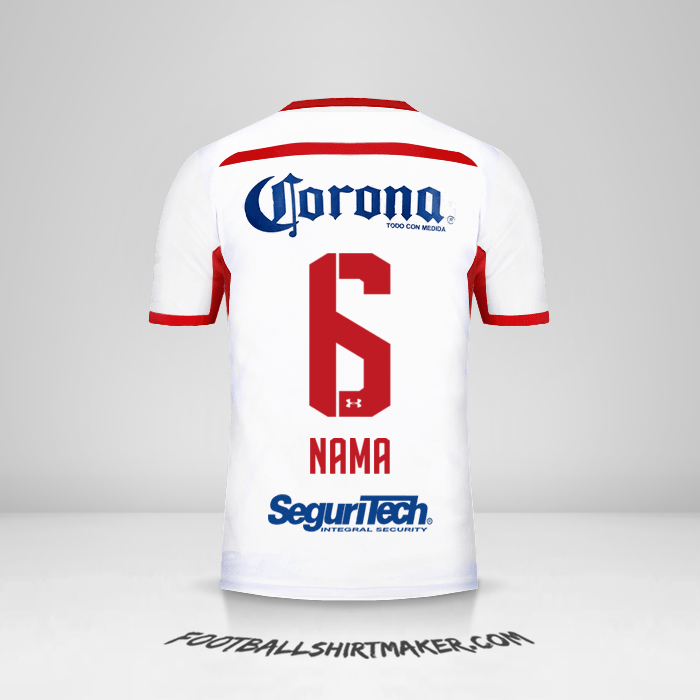 Jersey Toluca FC 2018/19 Alternatif -  nama - 6