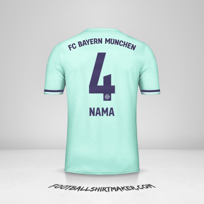 Jersey FC Bayern Munchen 2018/19 Alternatif -  nama - 4