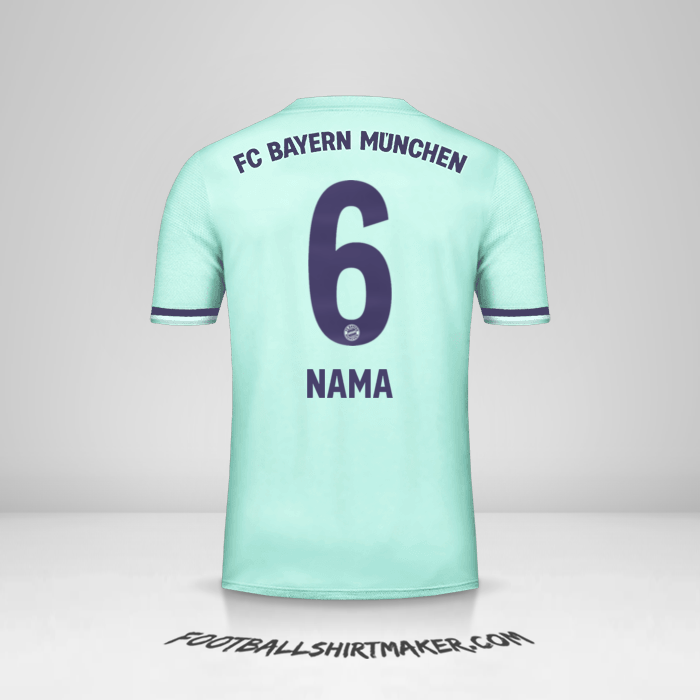 Jersey FC Bayern Munchen 2018/19 Alternatif -  nama - 6