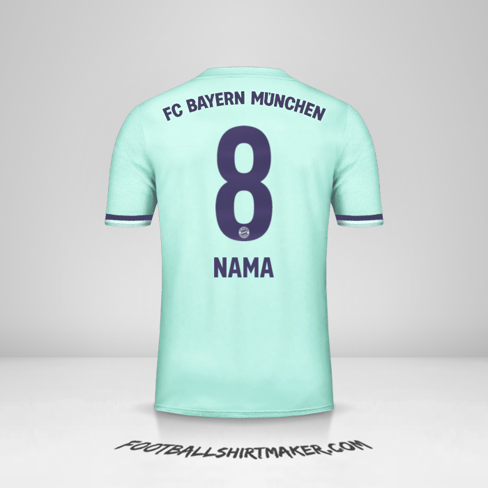 Jersey FC Bayern Munchen 2018/19 Alternatif -  nama - 8