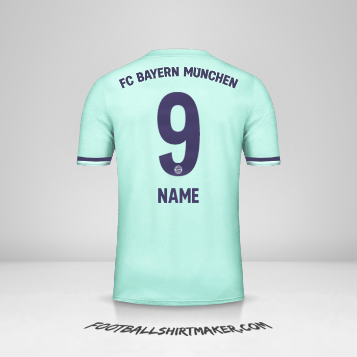 Shirt FC Bayern Munchen 2018/19 Away -  name - 9