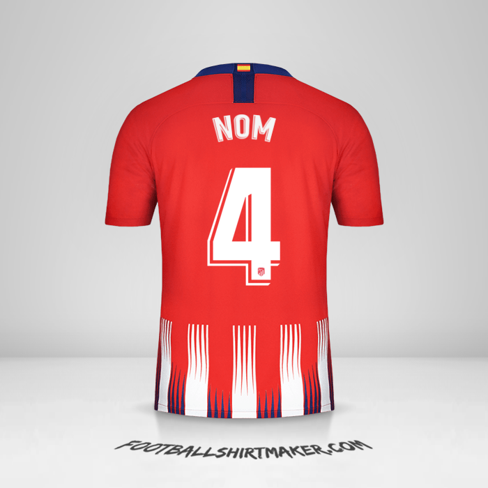 Maillot Atletico Madrid 2018/19 -  nom - 4