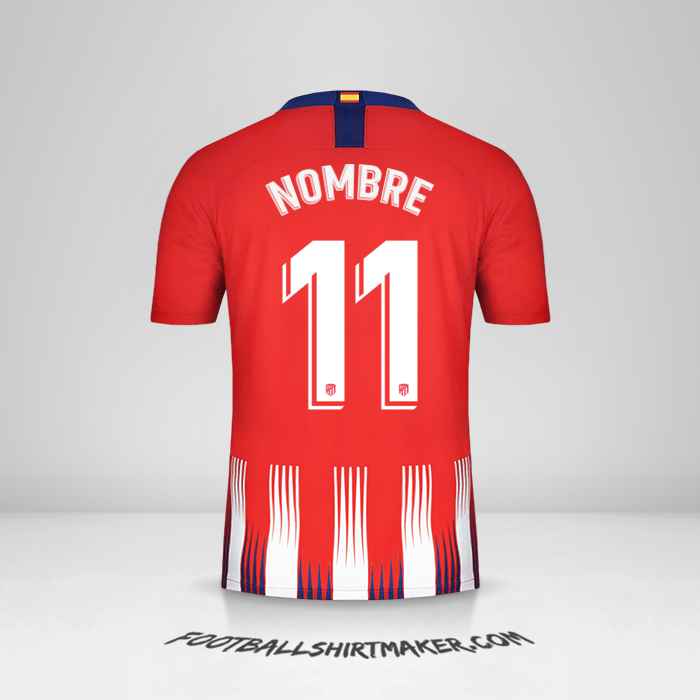 Jersey Atletico Madrid 2018/19 -  nombre - 11