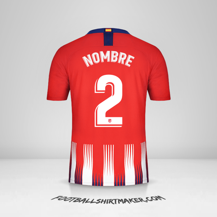 Jersey Atletico Madrid 2018/19 -  nombre - 2