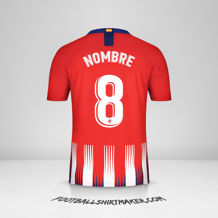 Jersey Atletico Madrid 2018/19 -  nombre - 8