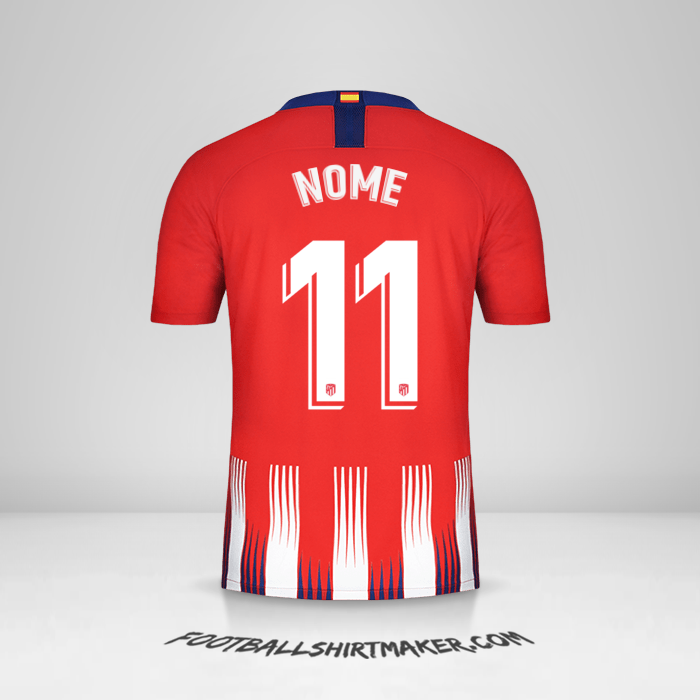 Maglia Atletico Madrid 2018/19 -  nome - 11