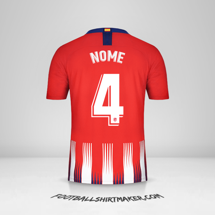 Camisa Atletico Madrid 2018/19 -  nome - 4