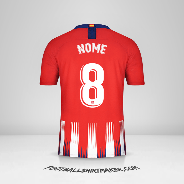 Camisa Atletico Madrid 2018/19 -  nome - 8