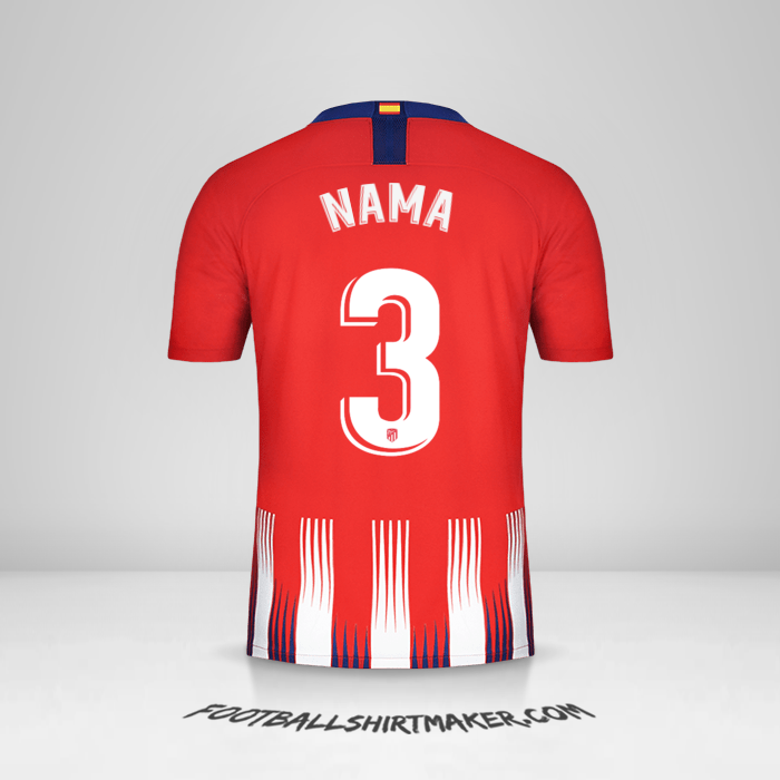 Jersey Atletico Madrid 2018/19 -  nama - 3