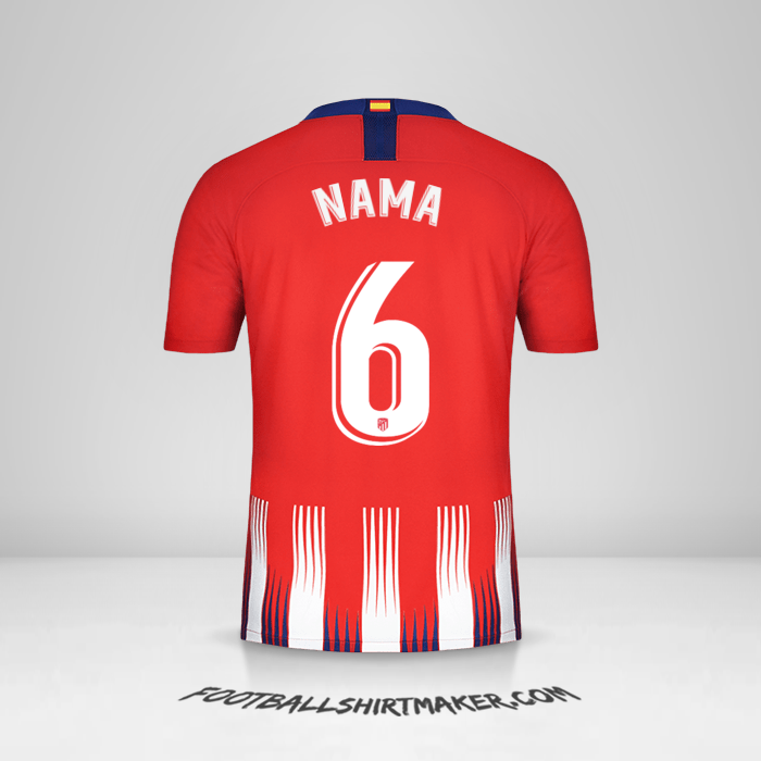 Jersey Atletico Madrid 2018/19 -  nama - 6