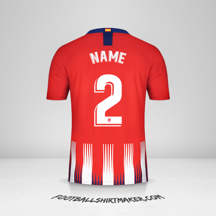 Shirt Atletico Madrid 2018/19 -  name - 2