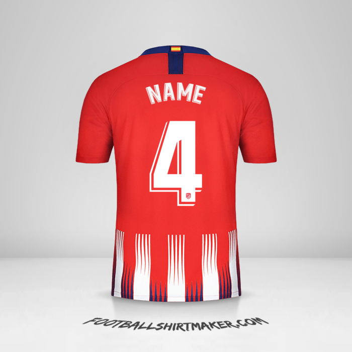 Shirt Atletico Madrid 2018/19 -  name - 4