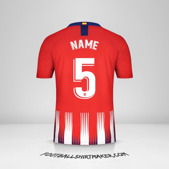 Shirt Atletico Madrid 2018/19 -  name - 5