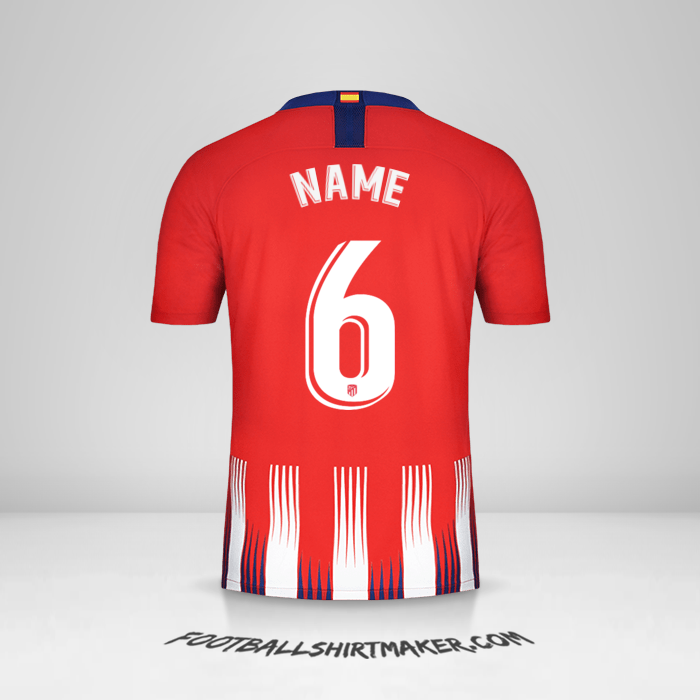 Shirt Atletico Madrid 2018/19 -  name - 6