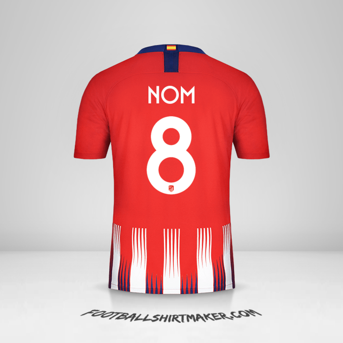Maillot Atletico Madrid Cup 2018/19 -  nom - 8