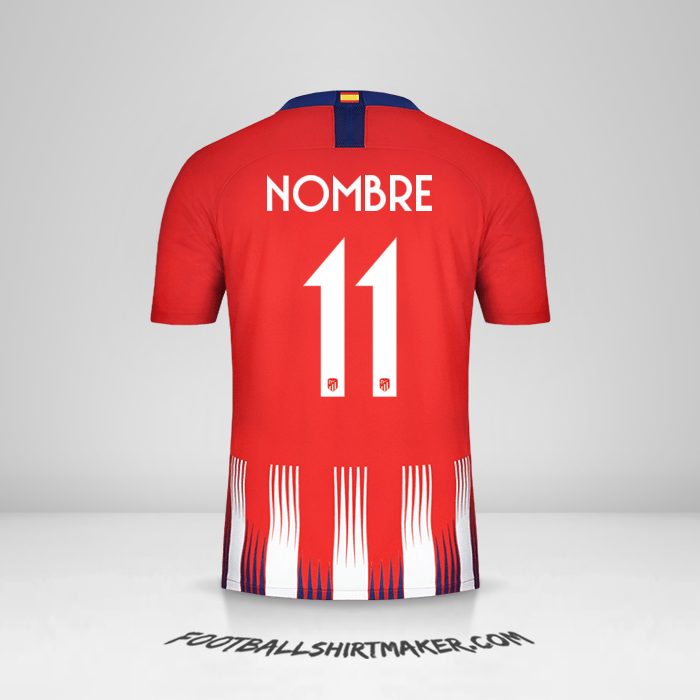 Jersey Atletico Madrid Cup 2018/19 -  nombre - 11